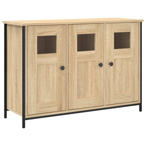 vidaXL Buffet chêne sonoma 100x35x70 cm bois d'ingénierie