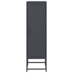 vidaXL Buffet haut anthracite 36x39x123 cm acier