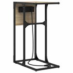 vidaXL Table de chevet Chêne sonoma Bois d'ingénierie