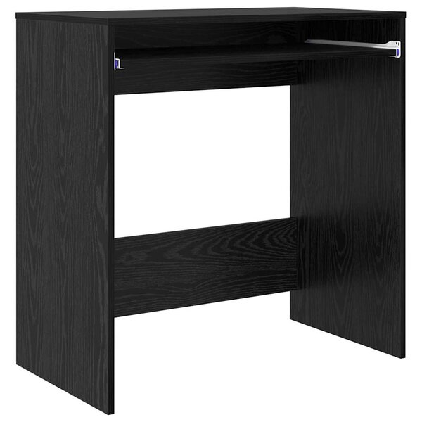 vidaXL Bureau Chêne noir 77 5 x 43 x 79 cm Bois d'ingénierie
