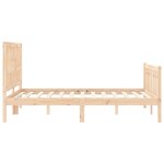 vidaXL Cadre de lit sans matelas 120x200 cm bois de pin massif