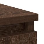 vidaXL Buffet avec tiroirs chêne brun 71x35x84 cm bois d'ingénierie