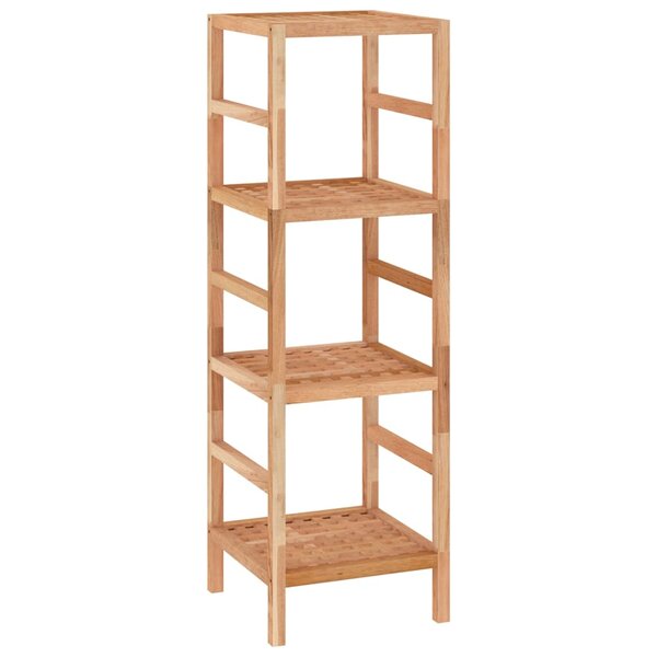 vidaXL Étagère de salle de bain 35 5x35 5x112 5cm Bois massif de noyer