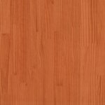 vidaXL Salon de jardin 6 Pièces avec coussins cire marron bois pin massif