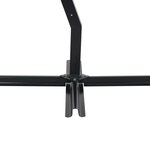 vidaXL Parasol de jardin en porte-à-faux avec mât en bois taupe