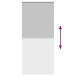 Store enrouleur occultant 80 x 230 cm gris