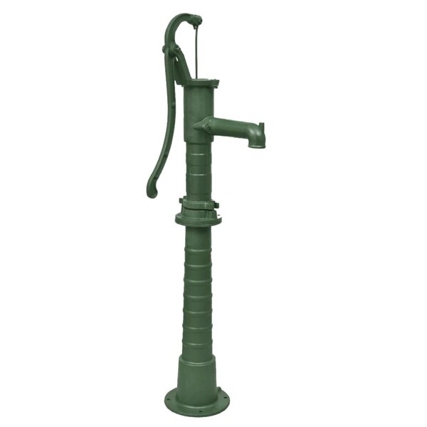 vidaXL Pompe à eau de jardin avec support Fonte