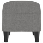 vidaXL Banc Gris foncé 70x35x41 cm Tissu