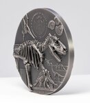 Pièce de monnaie en Argent 10 Dollars g 62.2 (2 oz) Millésime 2024 Fury of Nature DINOSAUR EXTINCTION