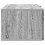 vidaXL Meuble TV mural Sonoma gris 99 x 41 x 30 cm Bois d'ingénierie