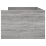 vidaXL Cadre de lit avec tiroirs sans matelas sonoma gris 90x200 cm