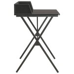 vidaXL Bureau Noir 80x50x84 cm