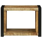vidaXL Cube Mural Marron 55 x 35 x 40 cm Bois de manguier massif