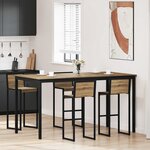 vidaXL Table de salle à manger / Table de repas Bois d'ingénierie