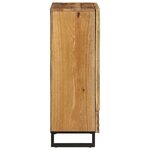 vidaXL Buffet haut 60x34x100 cm bois massif de manguier brut