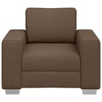 vidaXL Canapé Marron 100 x 77 x 82 cm tissu