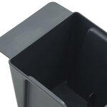 vidaXL Caisses à fleurs pour palettes Euro 12 pc Gris Polypropylène