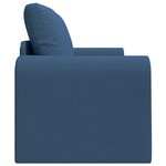 vidaXL Canapé-lit 2-en-1 Bleu 148x71x83 cm Tissu