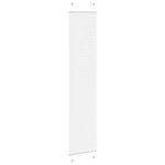 vidaXL Store plissé blanc 45x200 cm largeur du tissu 44 4 cm polyester
