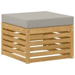 vidaXL Ensemble de canapés d'extérieur 8 pc Blanc et gris clair