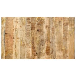 vidaXL Tête de lit 140 cm bois de manguier brut massif