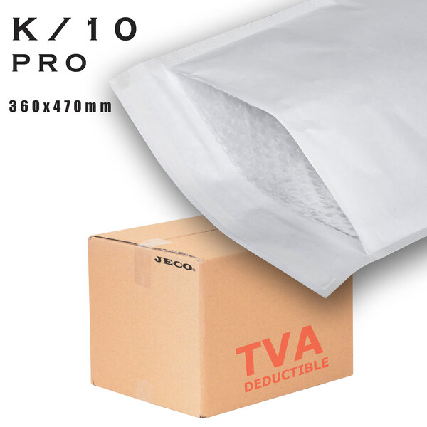 lot de 300 Enveloppes à bulles blanches K/10 360×470
