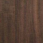 vidaXL Cadre de lit sans matelas chêne marron 200x200 cm