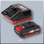 Einhell balayeuse de mauvaises herbes sans fil "ge-cc 18 li kit"