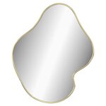 vidaXL Miroir mural Doré 60x50 cm