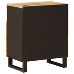 vidaXL Armoire de lit Marron 50 x 33 x 62 cm Bois de mangue massif