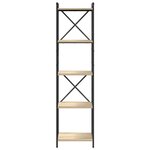 vidaXL Bibliothèque Chêne sonoma 40 x 30 x 153 cm Bois d'ingénierie