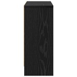 vidaXL Buffet Chêne noir 73 5 x 22 5 x 53 5 cm