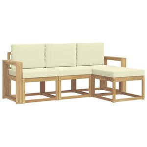 vidaXL Ensemble de canapés d'extérieur 4 pc