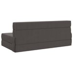 vidaXL Canapé-lit pliable Gris foncé 152 x 86 5 x 60 cm Tissu