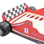 vidaXL Lit voiture de course pour enfants 90 x 200 cm Rouge