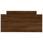 vidaXL Cadre de lit chêne marron 90x190 cm bois d'ingénierie