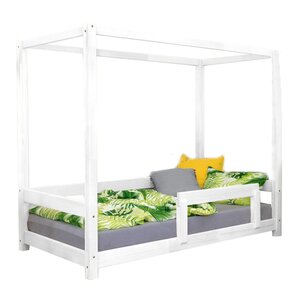 Lit cabane enfant BUNKY 80 x 160 blanc