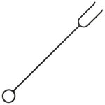 vidaXL Foyer de jardin avec tisonnier 81x81x47 cm XXL Acier