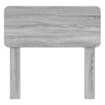 vidaXL Tête de lit Gris Sonoma 90 cm Bois d'ingénierie