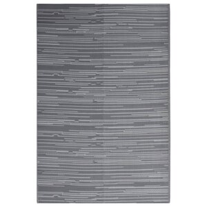 vidaXL Tapis d'extérieur ARAKIL anthracite 140x200 cm PP