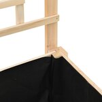 Jardinière avec treillis et étagère vidaXL 203x53x152 cm en bois massif de sapin