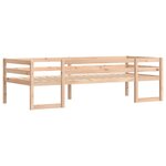 vidaXL Cadre de lit pour enfants sans matelas 75x190 cm pin massif