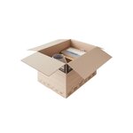 Pack and Move - Lot 30 cartons déménagement XXL - 80 x 60 x 50 cm - Poignées renforcées - 3 adhésifs offerts