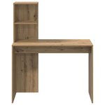 vidaXL Bureau Chêne artisanal 102 x 50 x 124 cm Bois d'ingénierie
