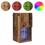 vidaXL Meuble TV mural Bois Ancien 30 5 x 30 x 60 cm Bois d'ingénierie