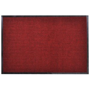 vidaXL Tapis d'entrée rouge 120 x 180 cm PVC