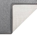 vidaXL Tapis de couloir Gris foncé 80x400 cm