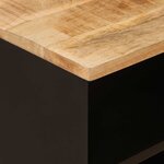 vidaXL Meuble TV Marron 80 x 33 x 46 cm Bois de mangue massif