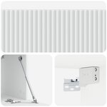 vidaXL Meuble TV mural Blanc 78 5 x 31 x 30 cm Bois d'ingénierie
