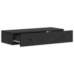 vidaXL Table d'appoint murale 87 5 x 34 5 x 17 cm Bois d'ingénierie